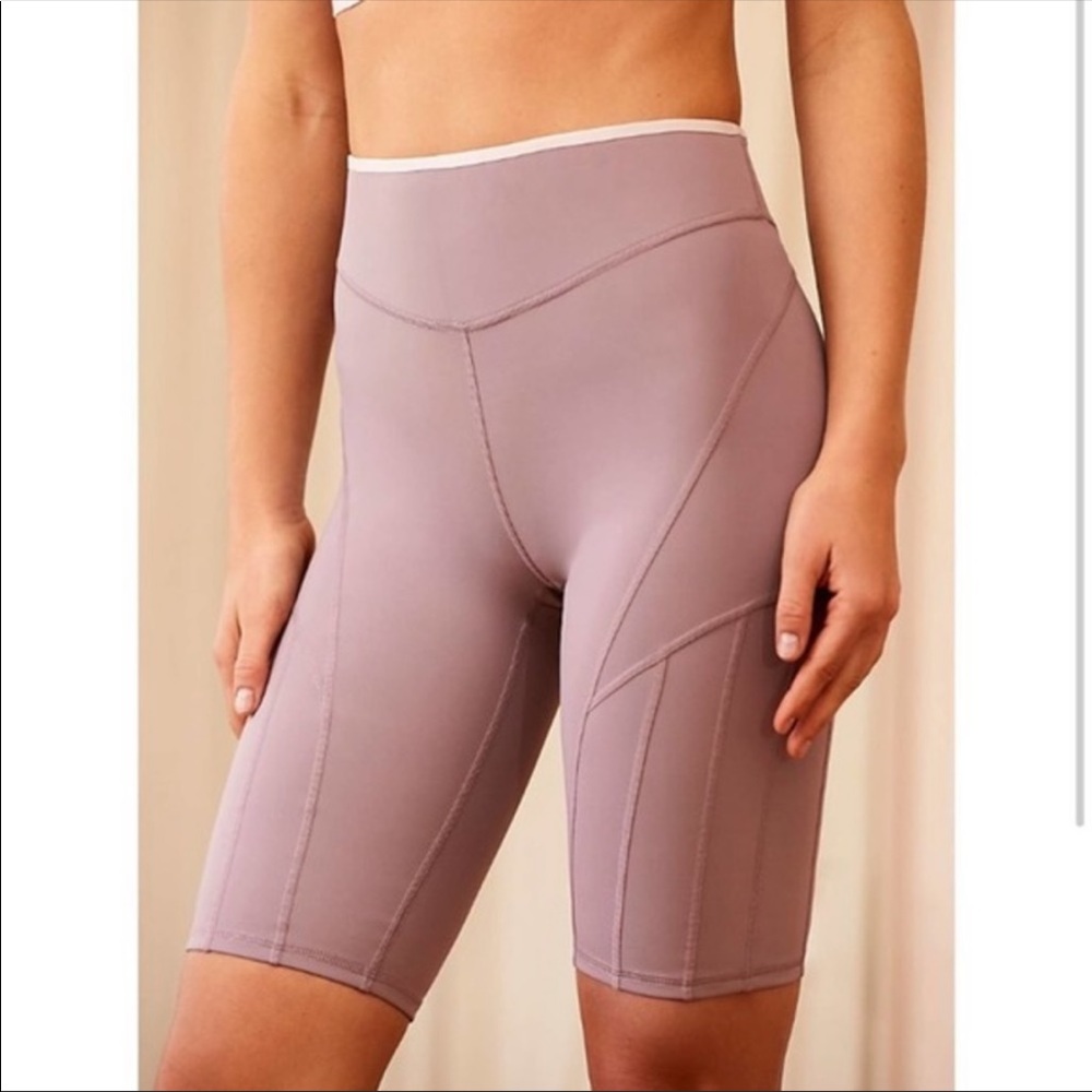 Free People Movement Step Up Yoga Bikeshorts High Rise Sugar Plum Medium